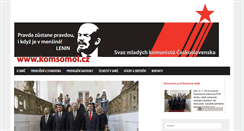 Desktop Screenshot of komsomol.cz