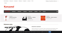 Desktop Screenshot of komsomol.pl
