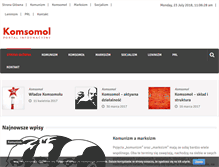 Tablet Screenshot of komsomol.pl
